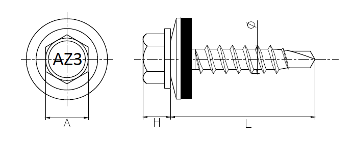 Bimetal Steel Fasteners - Aztec International S.A